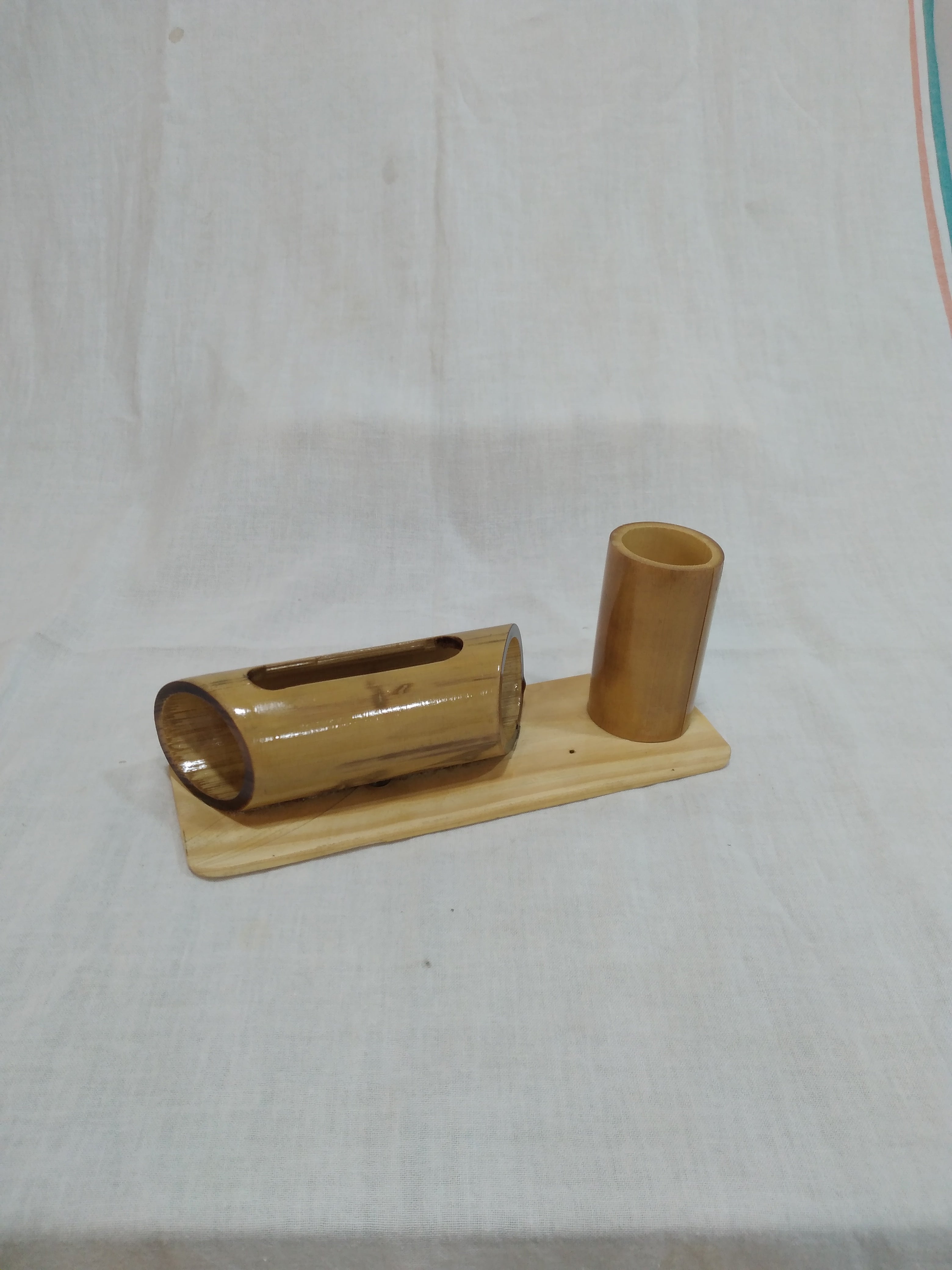 Bamboo Mobile & Pen Stand