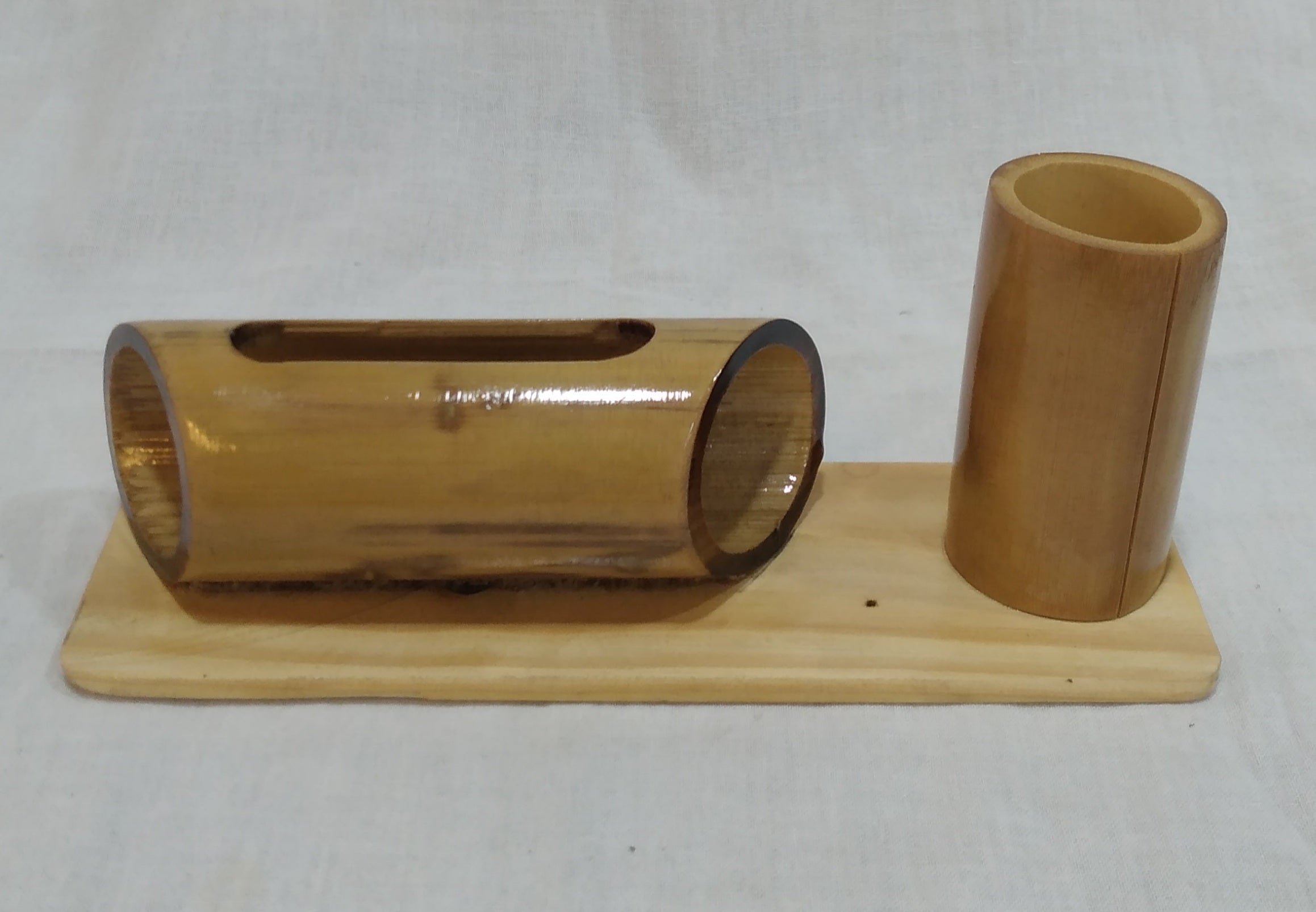 Bamboo Mobile & Pen Stand