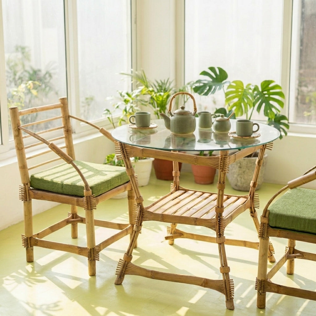 Bamboo Dinning Set for Two