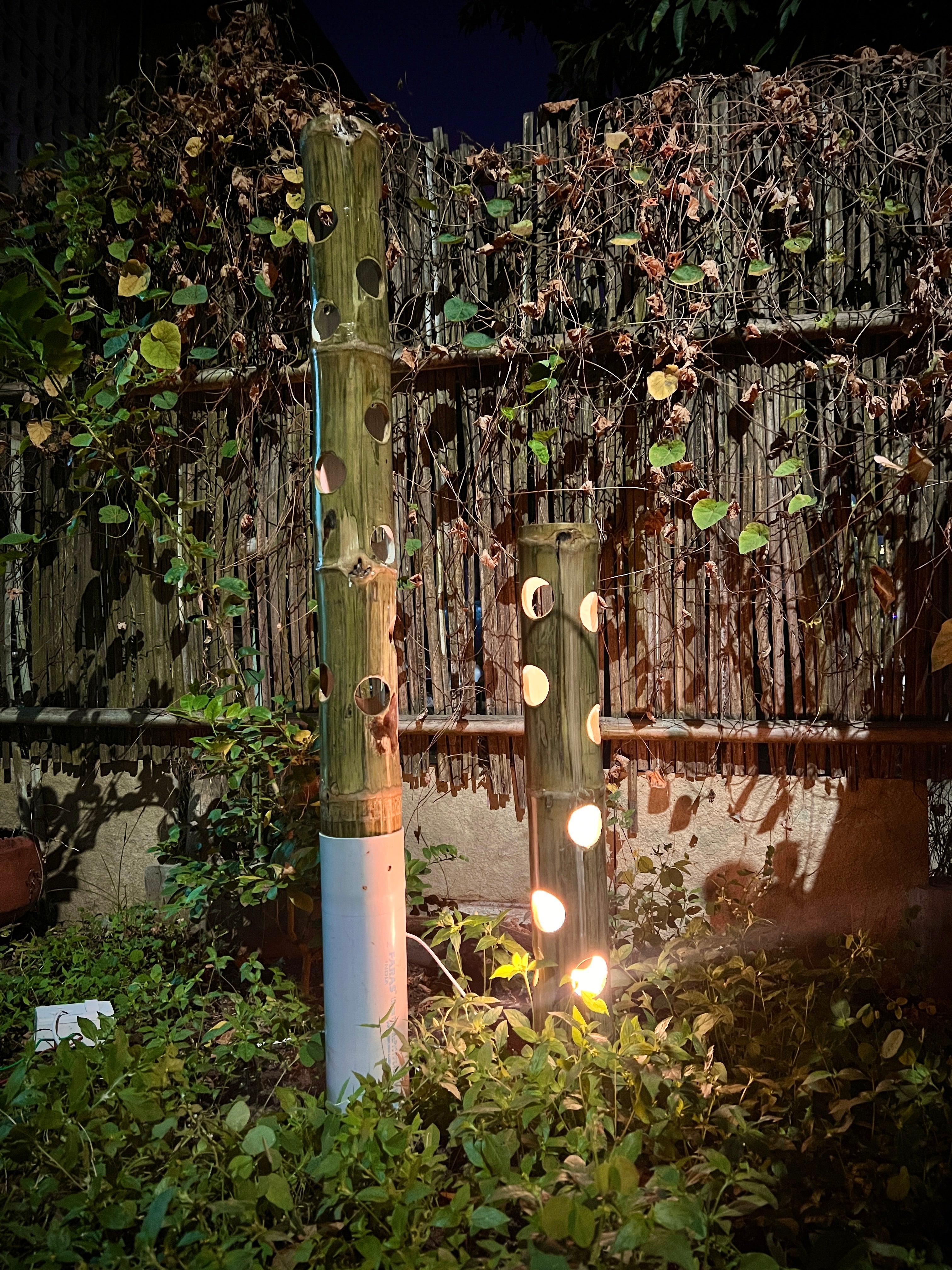 Bamboo Pillar Lamp