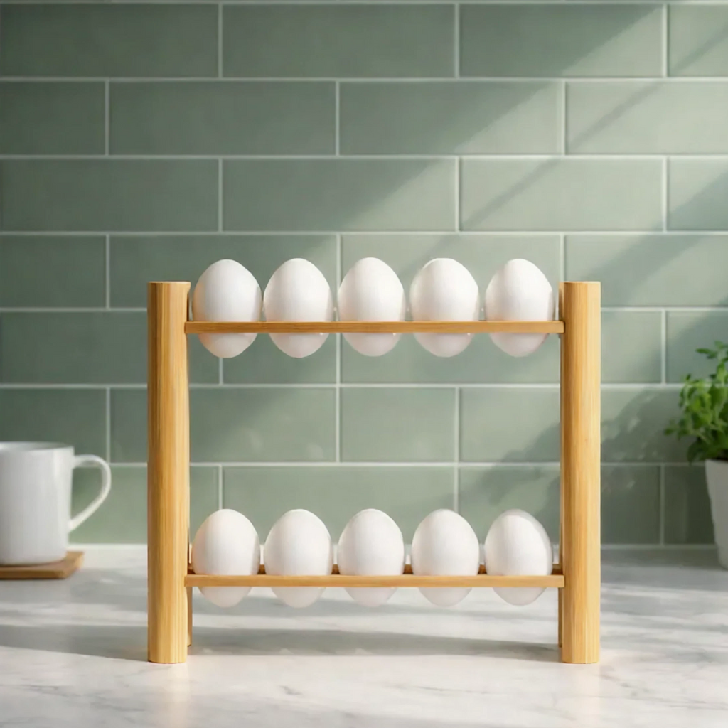Bamboo Egg stand
