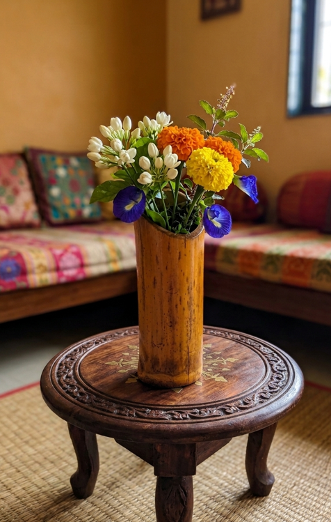 Bamboo Flower Vas