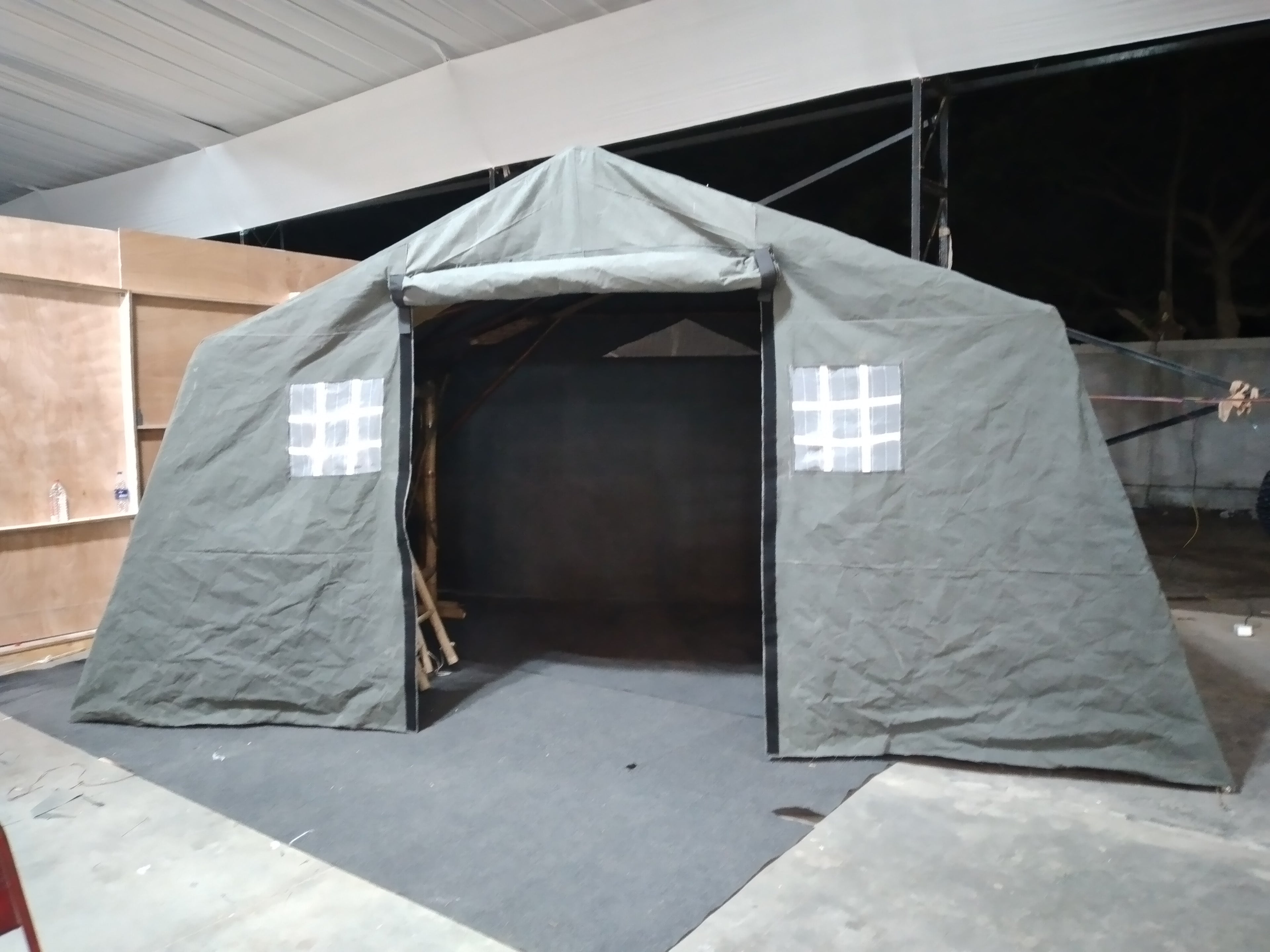 Bamboo Canvas Tent – Eco Glamping & Outdoor Structure