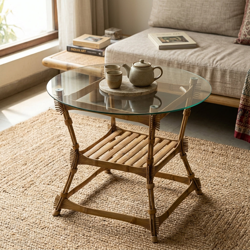 Bamboo Round Table