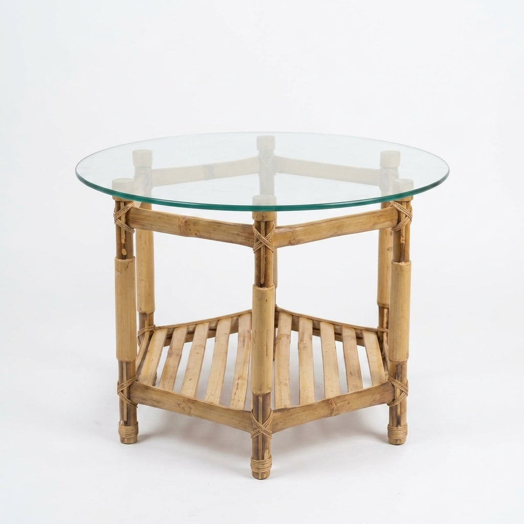 Bamboo Teepoy Hexagonal