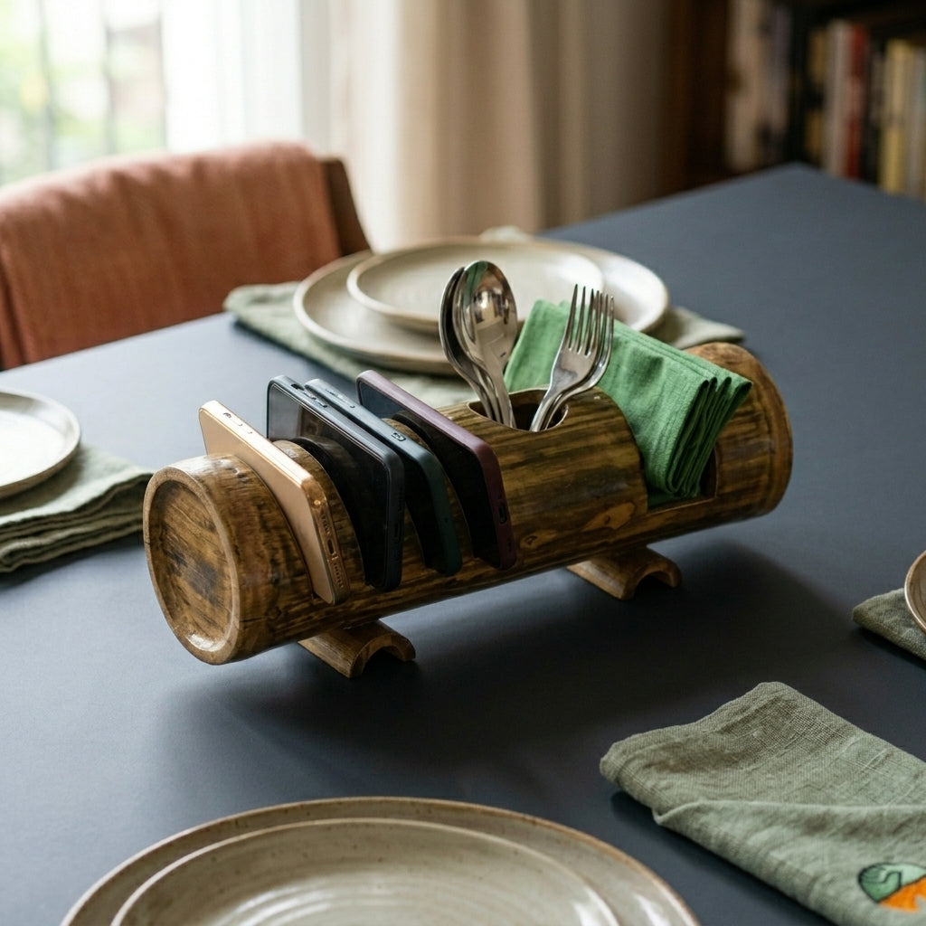 Bamboo Cutlery holder