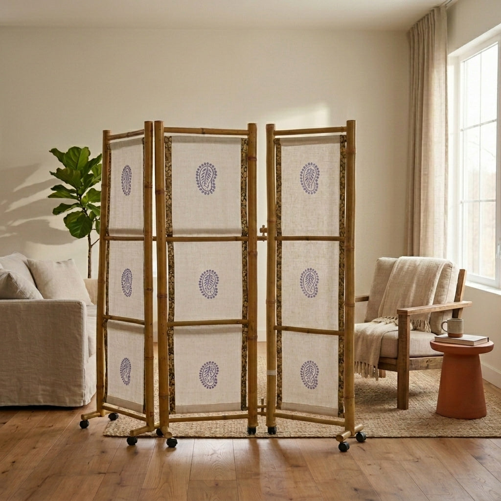 Bamboo Partition Frames & Movable Room divider