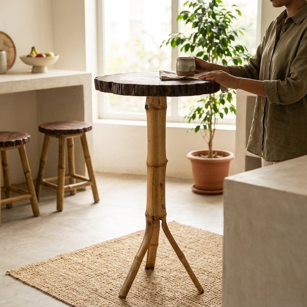 high-top table (poseur table)