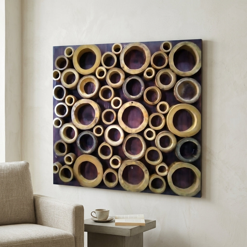 Bamboo False Ceiling – Pattern 3