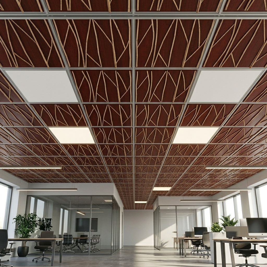 Bamboo False Ceiling – Pattern 2