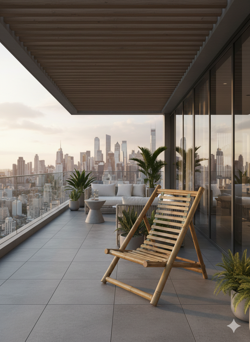 Bamboo Reclining Chair